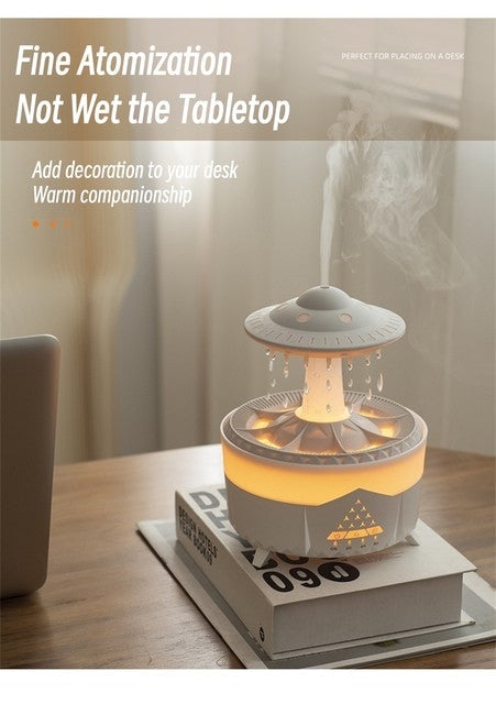 Upgraded Rain Cloud Ultrasonic Aroma Diffuser with Remote Control | Humidifier